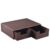 XNONE Stackable Desk Drawer Organizer,Dressing table organizer for Jewelry/Cosmetics,Coffee Maker Display holder and Storage Box for Home office,Brown