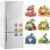 XNXHUAMH 6Pcs Acrylic Animal Watermelon Magnet Fridge Decor (BX004)