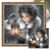 XNXHUAMH The Girl with A Lantern 11CT DIY Stamped Cross Stitch Kit 45x45cm