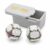 Xonery 3PCS 3D Printed Fidget Toys, Pop Fidget Balls with Clicker Fidget Slider Case, Mini Squeeze Sensory Balls, Glow-in-the-Dark Pocket Fidget Set for Stress Relief(Rainbow)