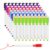 xozeooeu 240 Pieces Magnetic Dry Erase Markers with Eraser Cap, 8 Colors Fine Point Whiteboard Markers Bulk, Low-Odor Dry Erase Pens (30 Marker per Color)