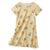 Xrknofio Girls Night Dress Summer Short Sleeve Cotton Nightgowns Brushing Teeth Lion Night Shirt Kids Playwear Sleepwear Yellow 6-7Years/130