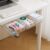 XRXYX Under Desk Storage Slide Out Drawer Organizer,2 Pack Medium & Small Hidden Under Desk Drawer Multi Space Holder for Pen Earphone Cosmetics Kitchenware Notebook Tape,MS White