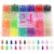 XSEINO 24 Colors 1200PCS Core Filled Glass Beads Kit 6mm DIY Craft Glass Beads, Fit for Bracelets, Jewelry Making, Necklace