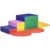 XTevu 7-Piece Toddler Climber Set, Rearrangeable Shapes, Multicolored