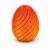 XTFGUY Twisty Fidget Egg 3D Printed Stretchable Easter Basket Stuffers Stress Relief Desk Toy for Kids Adults (Orange)
