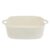 XUANGUO Cotton Rope Storage Basket with Handles, Medium Bin, White