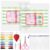 XunYee 27 Pcs Sardines in Oil 18 Mesh Needlepoint Canvas Kit Hand Painted Canvas Craft Set for Beginners Adults Sardines in Oil Pattern Cloth 7.8 Inch Needle Threader Pincushion Scissor Seam Ripper