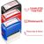 XunYee 3 Pcs Rectangular Teacher Stamp Self Inking Includes Homework, Completed Together, Please Sign & Return Stamp, Refillable Teacher Stamps for Teacher School Classroom Business Office, Red Ink
