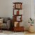 XUOXFUTZIG Rotating Bookshelf,360 Display Corner Bookshelf for Small Space