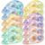 XUXU 12 Pack Scrapbooking Tape Glue Tape Adhesive Dots Tape Double Sided Tape Dispenser Runner for Crafts and Arts Projects (6 Color)