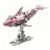 XWJMJH Mechanical Dolphin Building Blocks with Lights, STEM Marine Animal Model kit, Creative Assembly of Building Block Toys, Suitable for Birthday for Boys and Girls Over 12 Years Old