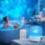 XWU Waterproof Shower Light with Bluetooth Speaker, Wireless Bathroom Lamp