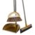 XXGDCOLP Practical Broom Suit European Foldable Combination Soft Hair Multifunction Household Dustless Dustpan Cleaning Set
