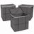 XXL Foldable Storage Bag with Reinforced Handles, 3-Pack Moving Tote