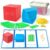XYGROOW Math Manipulatives for Kids Aged 3+.Base Ten Blocks with Place Value Chart – Plastic Math Cubes to Help Educate Kindergarten Teachers.133 PCS