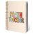 XYMBF Colorful Math Teacher Notebook Journal, Math Teacher Appreciation Gifts Notebooks for Work, Mathematics Professor Gifts Journal, Hardcover Spiral Notebook 5.5×8.3 Inch