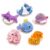 Xyphium 6PCS Sea Animal Mini Hair Claw Clips for Women – Cute Acetate Ocean Theme Hair Accessories for Thick Thin Hair – Manta Ray, Turtle, Seahorse, Shark, Whale, Octopus Small Claw Clips
