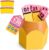 xyrius Pencil Number Counting Set – Counting Pencil Set Classroom Math Manipulative 1-30, Reusable Classroom Organization and Sequencing Board for Learning, Preschool and Elementary (Gold)