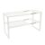 XZSDGKM Kitchen Rack Floor-Mounted Adjustable Retractable Double-Layer Tableware Storage Multi-Function Under Sink