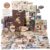 YagCu Coffee Scrapbook Kit, Vintage Junk Journal Supplies for Adults