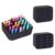 YAHOURWAT Nail Polish Organizer Holder Foam Pad DIY with 15 Slots for Storage Nail Polish or Essential Oil Tray for Drawers Black