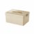 Yajuyi Medicine Storage Organizer Box With Stacked Compartments Multi Tier Case Portable Handle Bin Clear Lid Container Material suitable for home cabinet, Cream White, Single Layer Medicine Box