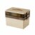 Yajuyi Medicine Storage Organizer Box With Stacked Compartments Multi Tier Case Portable Handle Bin Clear Lid Container Material suitable for home cabinet, Cream White, Triple Layer Medicine Box