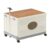 Yajuyi Storage Bin Rolling Cart Closet Organizer Utility Crate Container PP Material Smooth Wheels Stable Structure Suitable for Car Trunk Camping Books, White