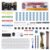 Yakomon Electronics Component Fun Kit w/Power Supply Module, Electronics Basic Kit, Jumper Wire, Breadboard, Precision Potentiometer,Resistor Compatible with Arduino, Raspberry Pi, STM32