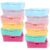 Yakydesign 12 Pack Plastic Turn in Paper Trays for Classroom Storage Bin Basket 4A Paper File Tray Holds for School Teacher Supplies Classroom Office Home Organization and Storage(Pastel)