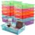 Yakydesign 12 PCS Plastic Classroom Turn in Paper Trays Storage Bin Basket Organizers Holds 4A Paper File for School Teacher Supplies Classroom Office Home Organization and Storage Tray (Colorful)