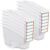 Yakydesign Classroom Book Bins Set of 12 Versatile Storage Organizers Sturdy Magazine and Binder Holders for Classroom Teachers School Supplies Library Organization（White）