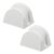 Yamazaki Home Tower Magnetic Pot Holders – Set of 2, Heat Resistant Silicone Oven Mitts, Durable Insulated Hot Pads, Magnetic Storage – Silicone