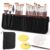 YAMIVO 26pcs Paint Brush Set, Travel Art Paint Brushes with Supportable Cloth Bag for Acrylic, Oil, Watercolor, Canvas, Professional Paintbrush Kit for Artist & Craft Creation
