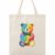 YAMZN-LIWL Cotton Tote Bag Reusable Shopping Carryall Multipurpose Handbag for Daily Travel Work Grocery Storage Casual Style 14in x 16in