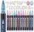 Yangmei Outline Glitter Markers, Teen Girl Gifts Trendy Stuff, Art Supplies for Kids 6-8 9-12, Crafts for Girls 8-12, 12 Self Outline Metallic Markers, Gift for 4-12 Year Old Girls Birthday Gift