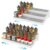 YAN & HIN Expandable Spice Rack Organizer for Cabinet (2 Pack), 3-Tier Tiered Spice Shelf Organizer with Non-Skid Surface, Spice Riser, Adjustable Pantry Organizer for Spices, Cans & Medicine Cabinet