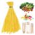 Yantbin Mesh Produce Bags 600 Pieces Mesh Produce Bags Stretchable Onion Storage with Loop-Style Closures 15.7 Inch Reusable Breathable Net for