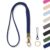 YANTHKEY Thin Braided Stretchy Neck Kechain Lanyard for ID Badges & Keys