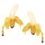 YANZHE 2 PCS Squishy Banana Toys ，Simulation Banana Squishy Squeeze Toys, Super Soft Stress Relief Spotted Peeled Banana Party Favors for Kids， Toy for Boys Girls Adults April Fool’s Day