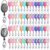 Yaomiao 100 Pack Retractable Badge Holder Reel with Clip,13 Colors