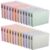 Yaomiao 24 Pack Hanging File Folders, 3 Pleats,Fresh Color