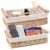 YAOYAO LAND Storage Basket Wicker Baskets for Organizing, Storage Bins for Countertop & Toilet Paper, Toilet Tank Top Organizer (Set of 2, Beige)