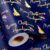 Yarcony Handsome Christmas Wrapping Paper for Men Boys, Blue Gift Wrap