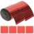Yardenfun 6 Rolls Self Adhesive Mosaic Glass Tiles for DIY Crafts and Home Decoration, Easy to Use Red Glass Decals for Bathroom and Kitchen, Delicate Small Sticker Tiles for Wall