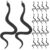 Yardwe 100pcs Mini Simulation Snake Toys Realistic Snake Prank Prank Props Halloween Party Decoration