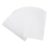 Yardwe 100pcs Self Adhesive Laminating Film Sheets for Documents and Photos, White PVC Material High Transparency and Protection, for DIY Projects and Office Supplies