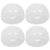 Yardwe 100pcs White Gauze Face Mask Sheets for DIY Skin Care