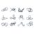 Yardwe 16pcs Metal Wire Brain Puzzle Set Challenging Iq Games Intelligence Puzzles Ring and Adults Educational Disentanglement Mind Teaser